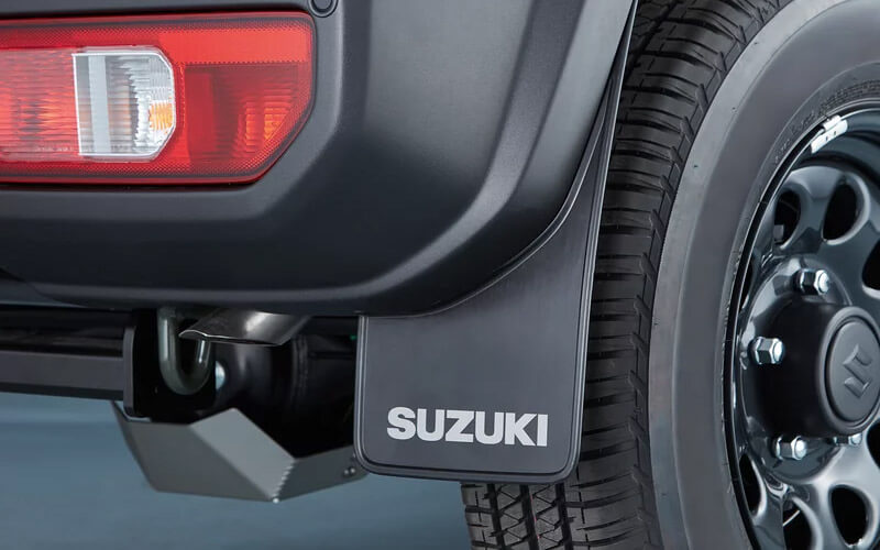 Plain black mud flap