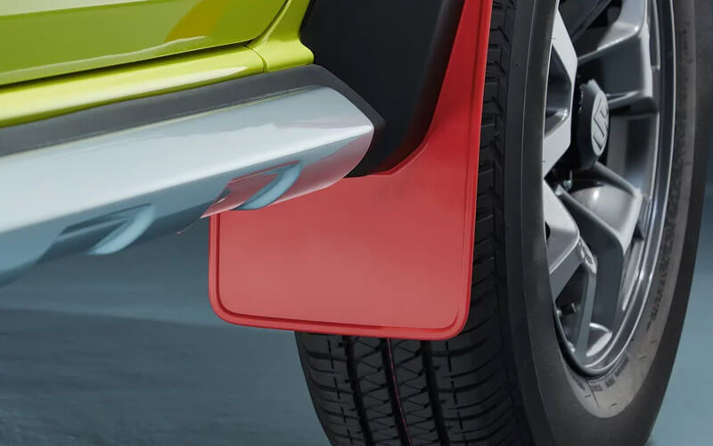 Red Suzuki mud flap