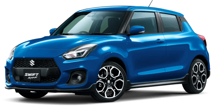 Suzuki finished in Speedy Blue Metallic