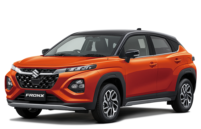 Suzuki Fronx render with clear background