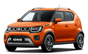 Suzuki Ignis render with clear background