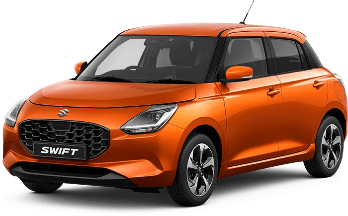 Suzuki finished in Flame Orange Pearl