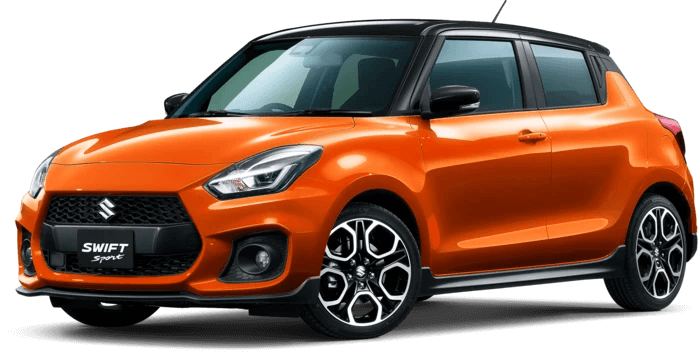 Suzuki finished in Flame Orange Pearl