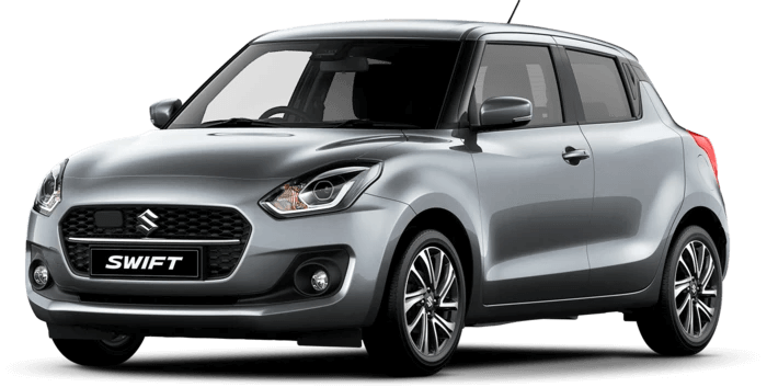 Suzuki finished in Premium Silver Metallic