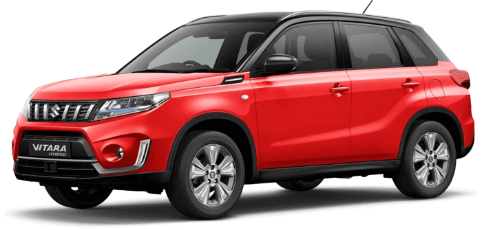 Suzuki finished in Bright Red