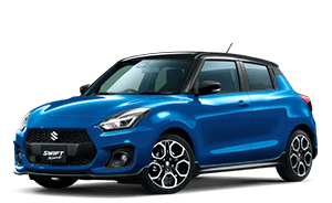 Suzuki Swift Sport render with clear background