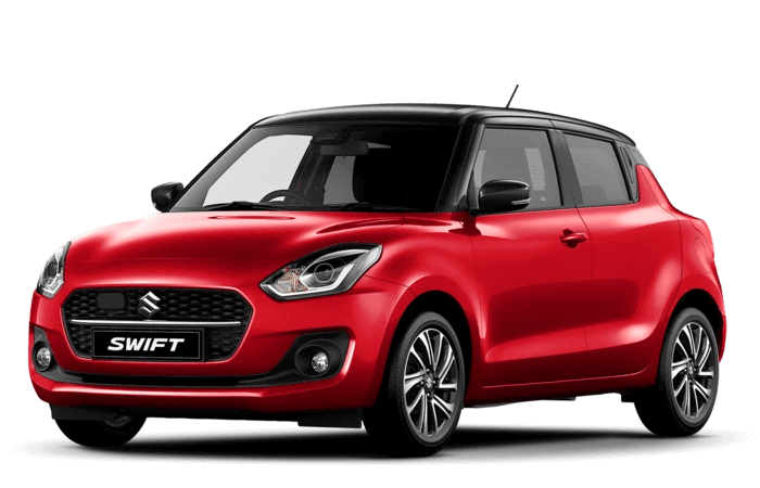 Suzuki Swift | Run Out render with clear background