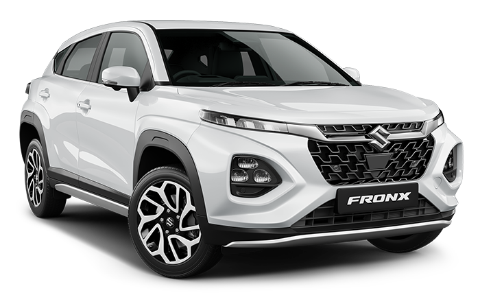 Suzuki finished in Arctic White Pearl