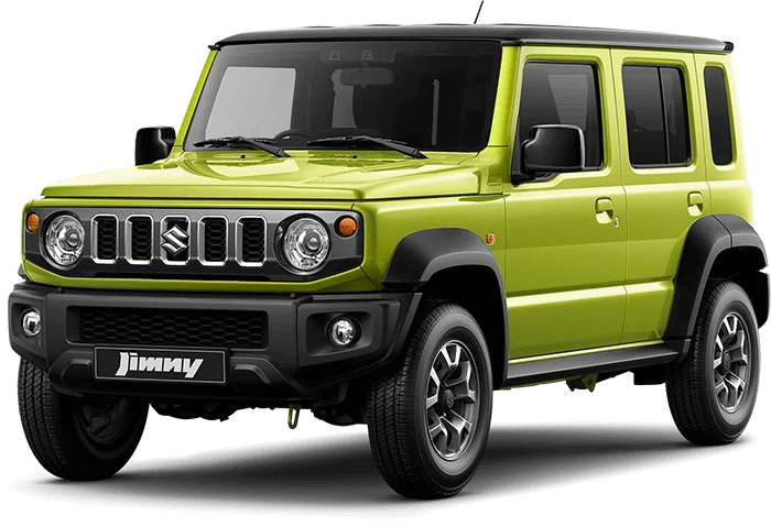 Suzuki finished in Kinetic Yellow + Bluish Black Pearl